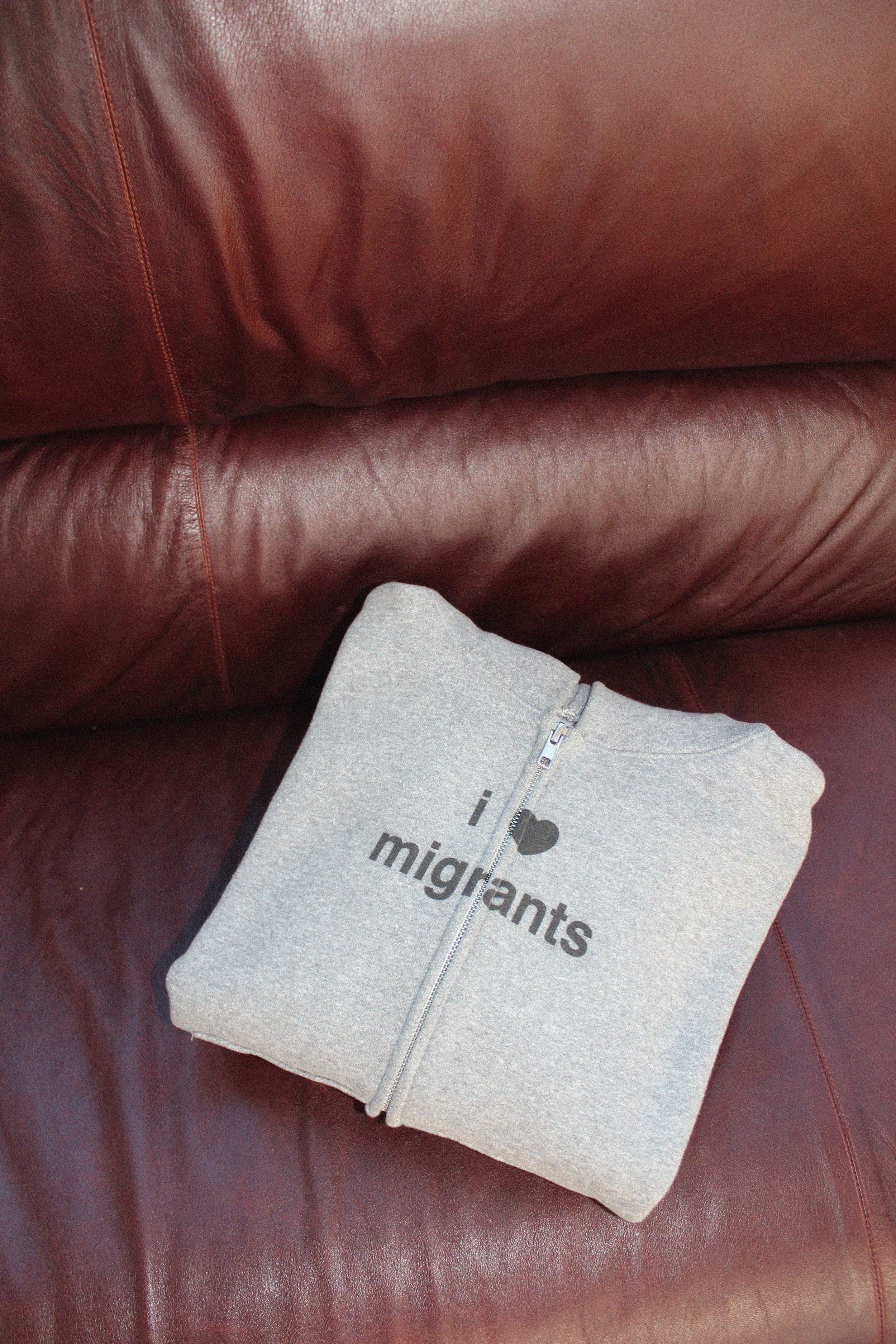 i love migrants Hoodie