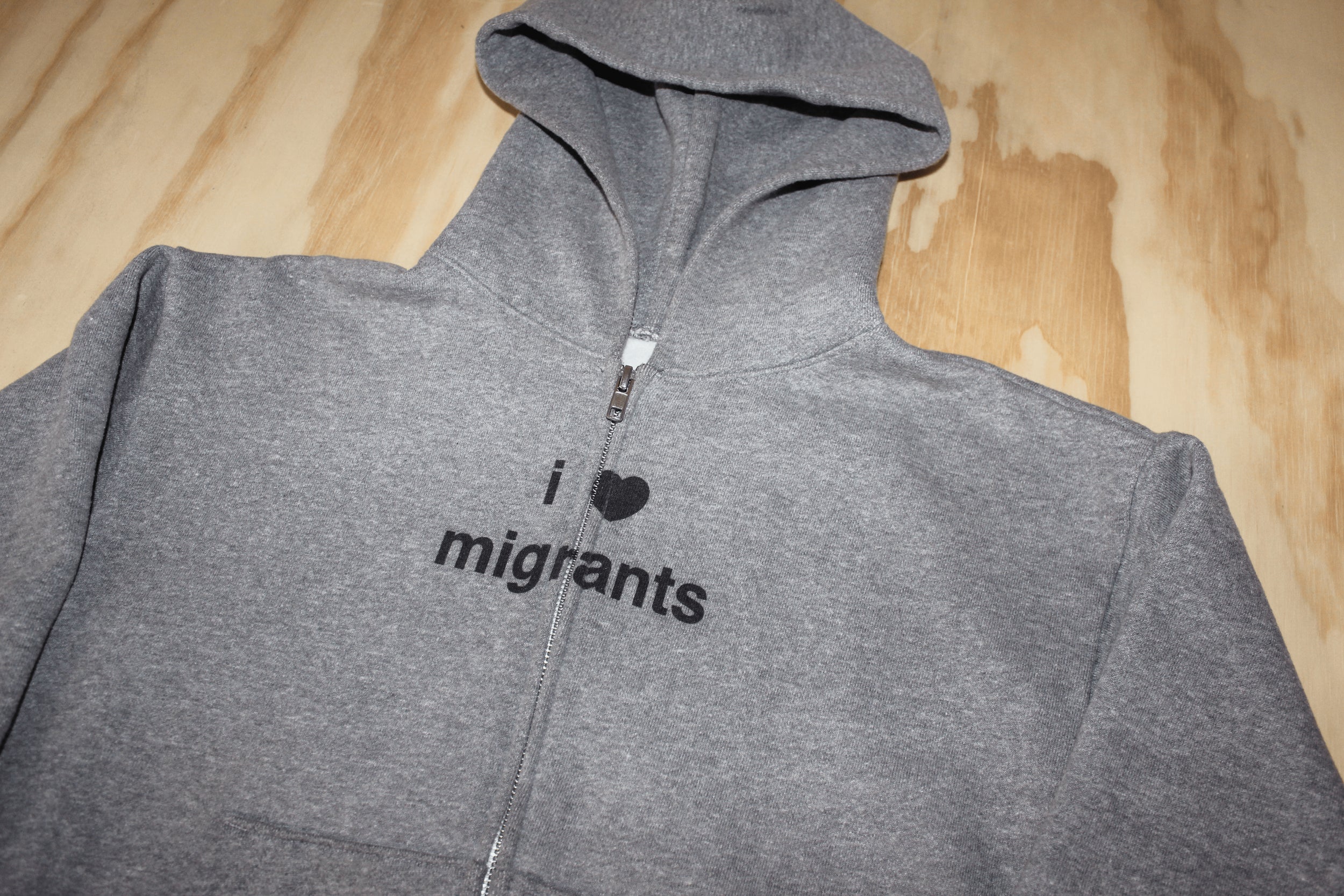 i love migrants Hoodie